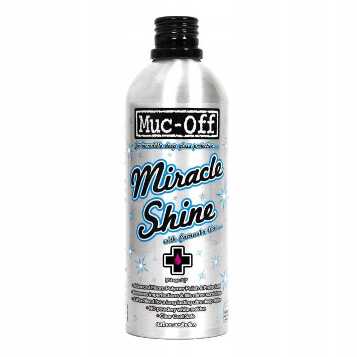 Preparat polerująco - zabezpieczający na bazie wosku carnauba, środek do polerowania "MIRACLE SHINE" - 500ml MUC-OFF