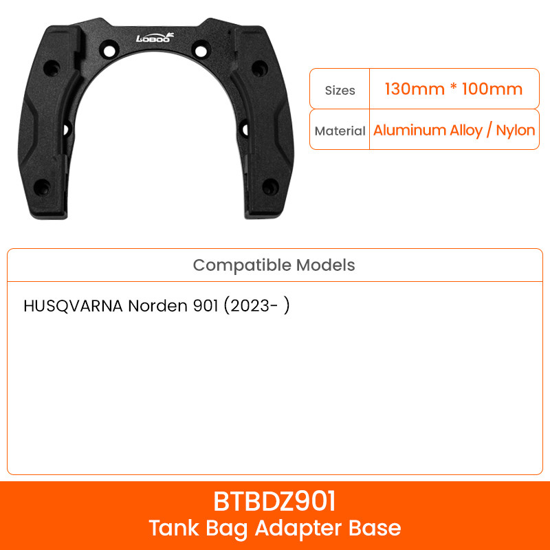 LOBOO Magnetyczny uchwyt do Tank Bag Easy, do HUSQVARNA Norden 901(2023-)