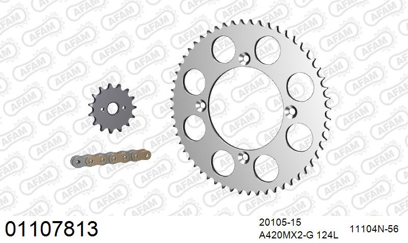 Zestaw napędowy AFAM do HONDA CR 85 RB 3,4
