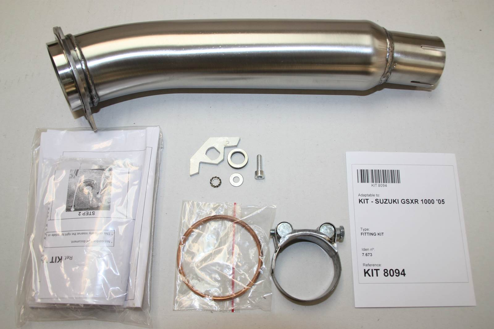 Tłumik IXIL SUZUKI GSX 1000 R 05-06 (B6) typ SOVE (waga: 3000g, długość: 423 mm., materiał: Inox AISI304, kolor: Black painted)