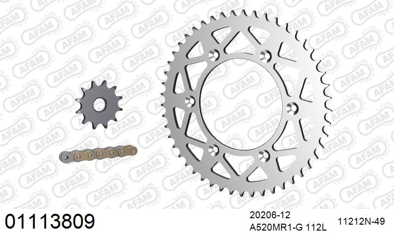 Zestaw napędowy AFAM do HONDA CR 125 R V