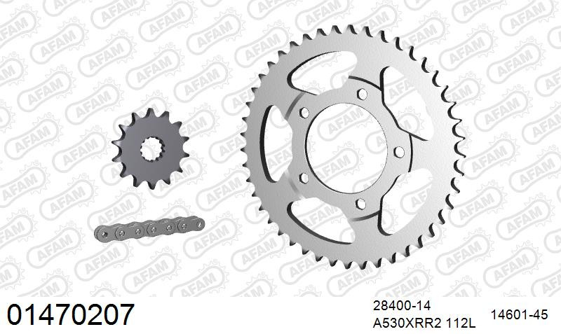 Zestaw napędowy AFAM do SUZUKI GSX 600 F N,P,R,S,T,V
