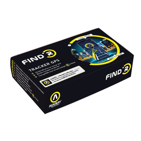 LOKALIZATOR GPS TRACKER MOTO SKUTER AUVRAY FIND'R APP 4G ALARM POWIADOMIENIA