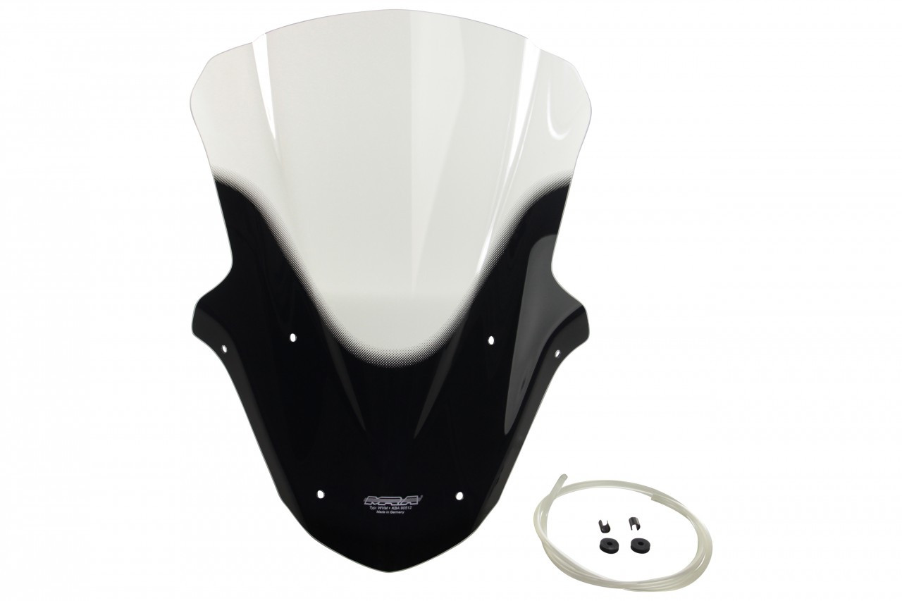 Szyba motocyklowa MRA KAWASAKI ZX 10 R ZXT00J 2011-2015, forma R, bezbarwna