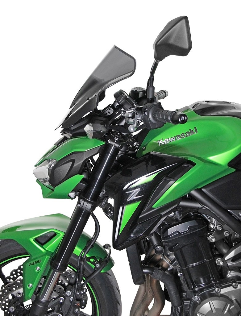 Szyba motocyklowa MRA KAWASAKI Z 900 ZR 900 B 2017-2019, forma NRN, czarna