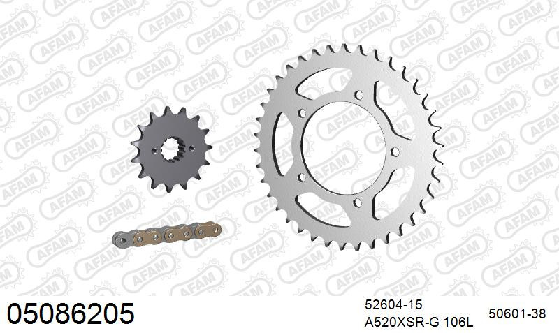 Zestaw napędowy AFAM do DUCATI 906 Paso