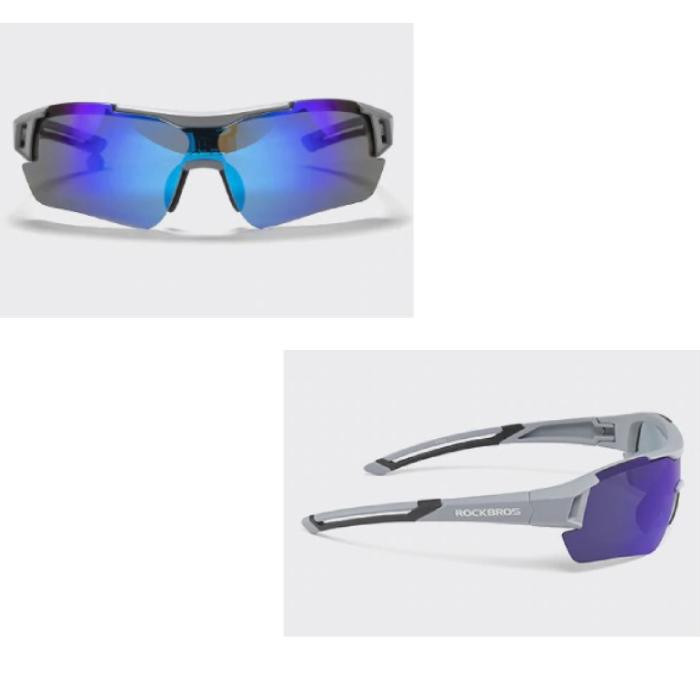 Okulary rowerowe / sportowe z polaryzacją ROCKBROS UV400 (10117) szare
