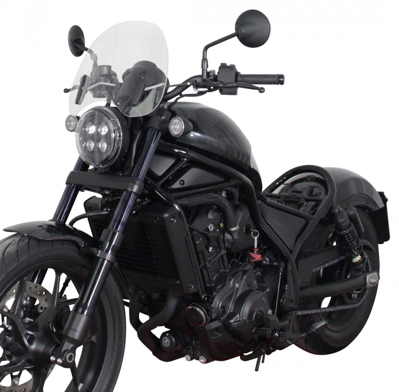 Szyba motocyklowa MRA HONDA CMX 1100 REBEL 2021-, forma NTM, bezbarwna