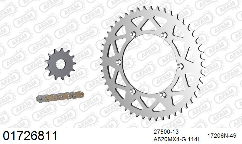 Zestaw napędowy AFAM do KAWASAKI KX 250 M1,M2
