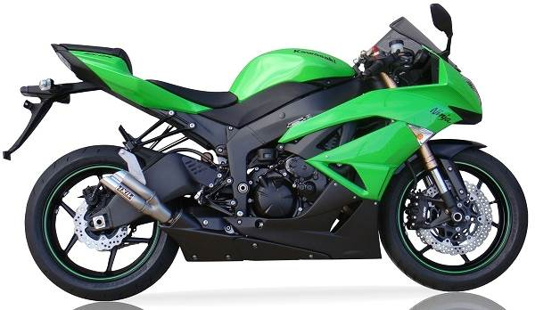 Tłumik IXIL KAWASAKI ZX 636 R 13-20 (ZX636E ZX636G) typ L2X (waga: 3000g, długość: 242 mm., materiał: Inox AISI304, kolor: Anodi