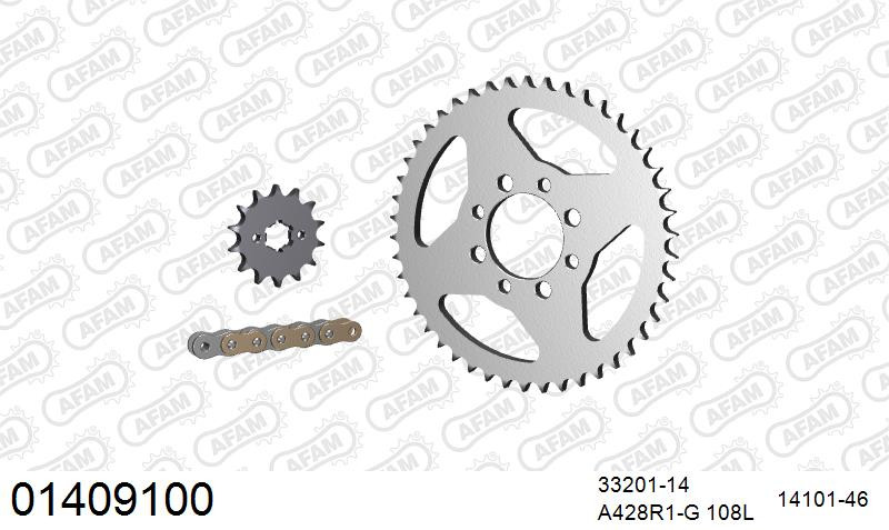 Zestaw napędowy AFAM do SUZUKI RV 90