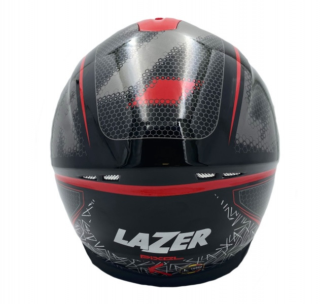 Kask Motocyklowy LAZER VERTIGO EVO Pixel Dark (kol. Czarny - Czerwony)