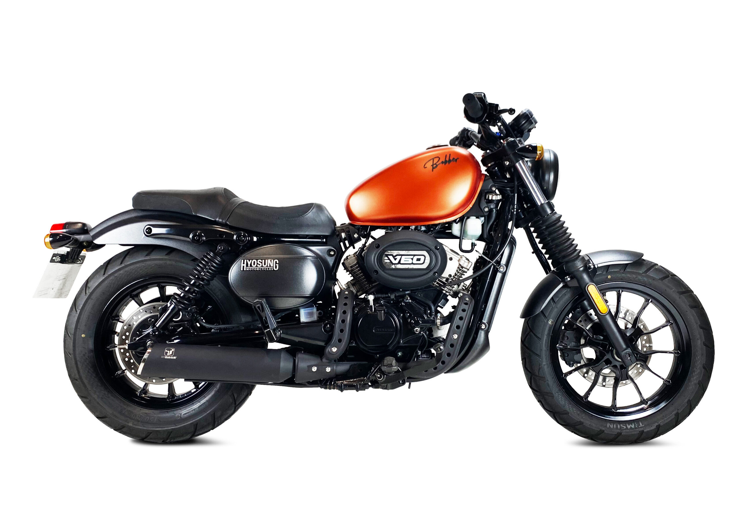 Tłumik IXRACE HYOSUNG BOBBER 125 - 300 typ MKC MKC SERIES CUSTOM BLACK