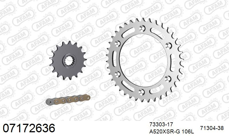 Zestaw napędowy AFAM do KTM 620 Duke, 620 LC4 Duke