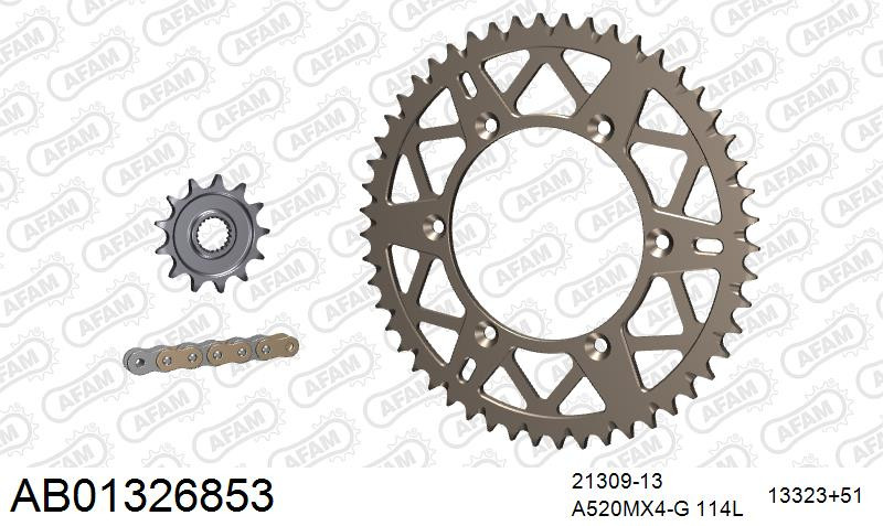 Zestaw napędowy AFAM do YAMAHA YZ 250 F Y,Z,A,B,D