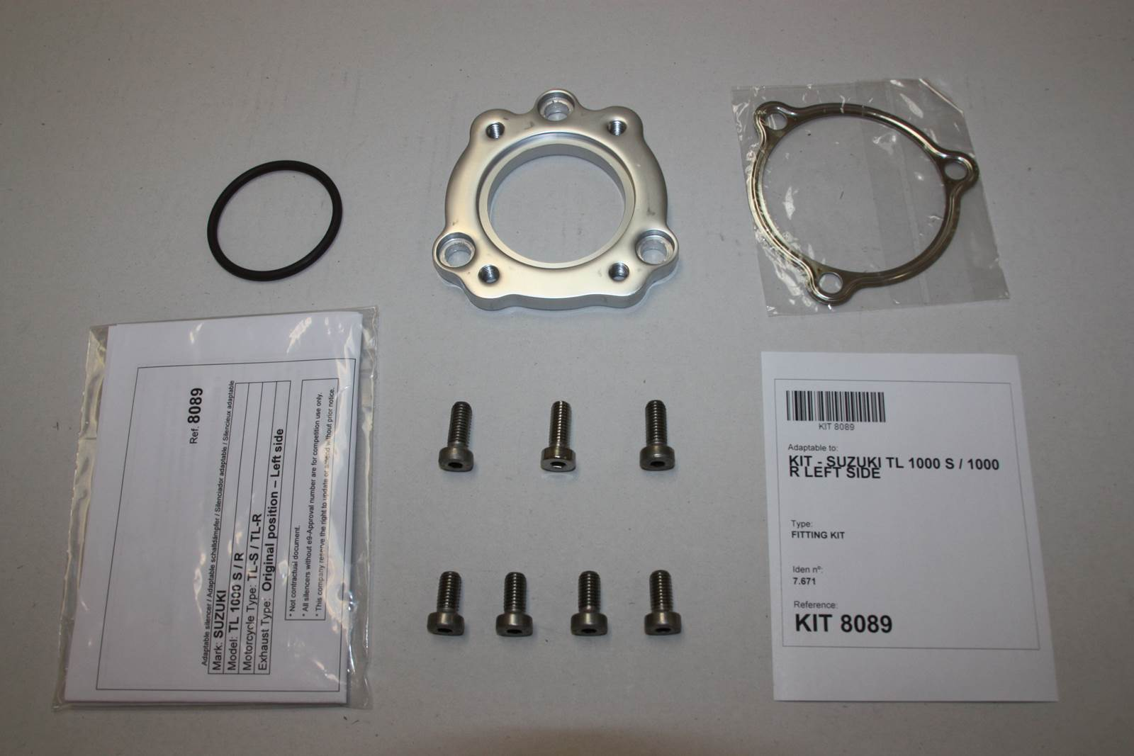 Tłumik lewy IXIL SUZUKI TL1000S 97-01 (AG) typ SOVE (waga: 3000g, długość: 423 mm.) SLI