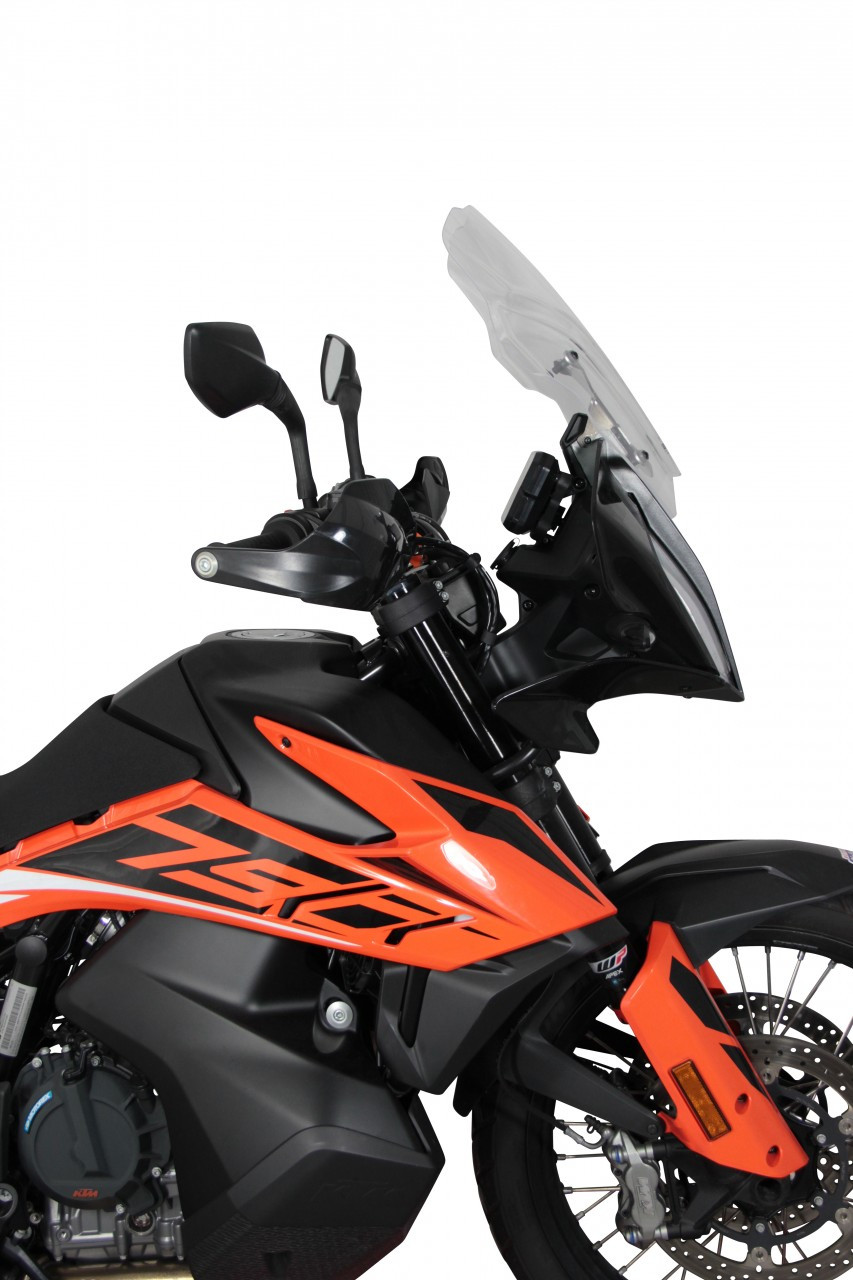 Szyba motocyklowa MRA KTM ADVENTURE 890 R 2018-2022, forma TN, bezbarwna