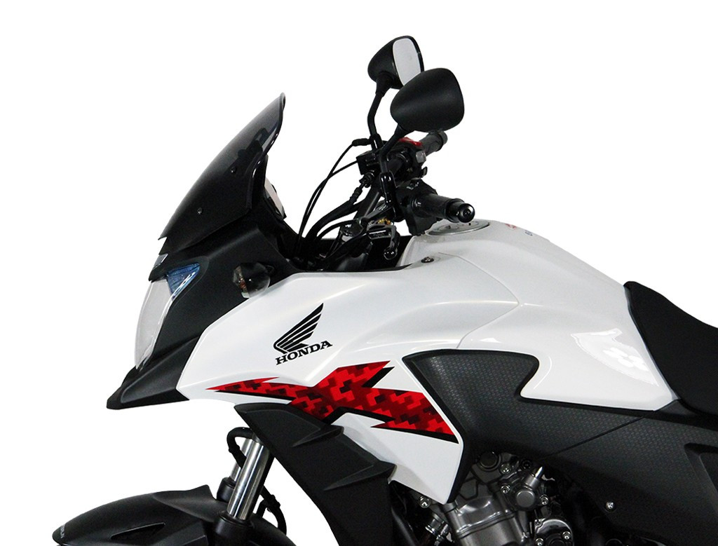 Szyba motocyklowa MRA HONDA CB 500 X PC 46 2013-2015, forma O, przyciemniana