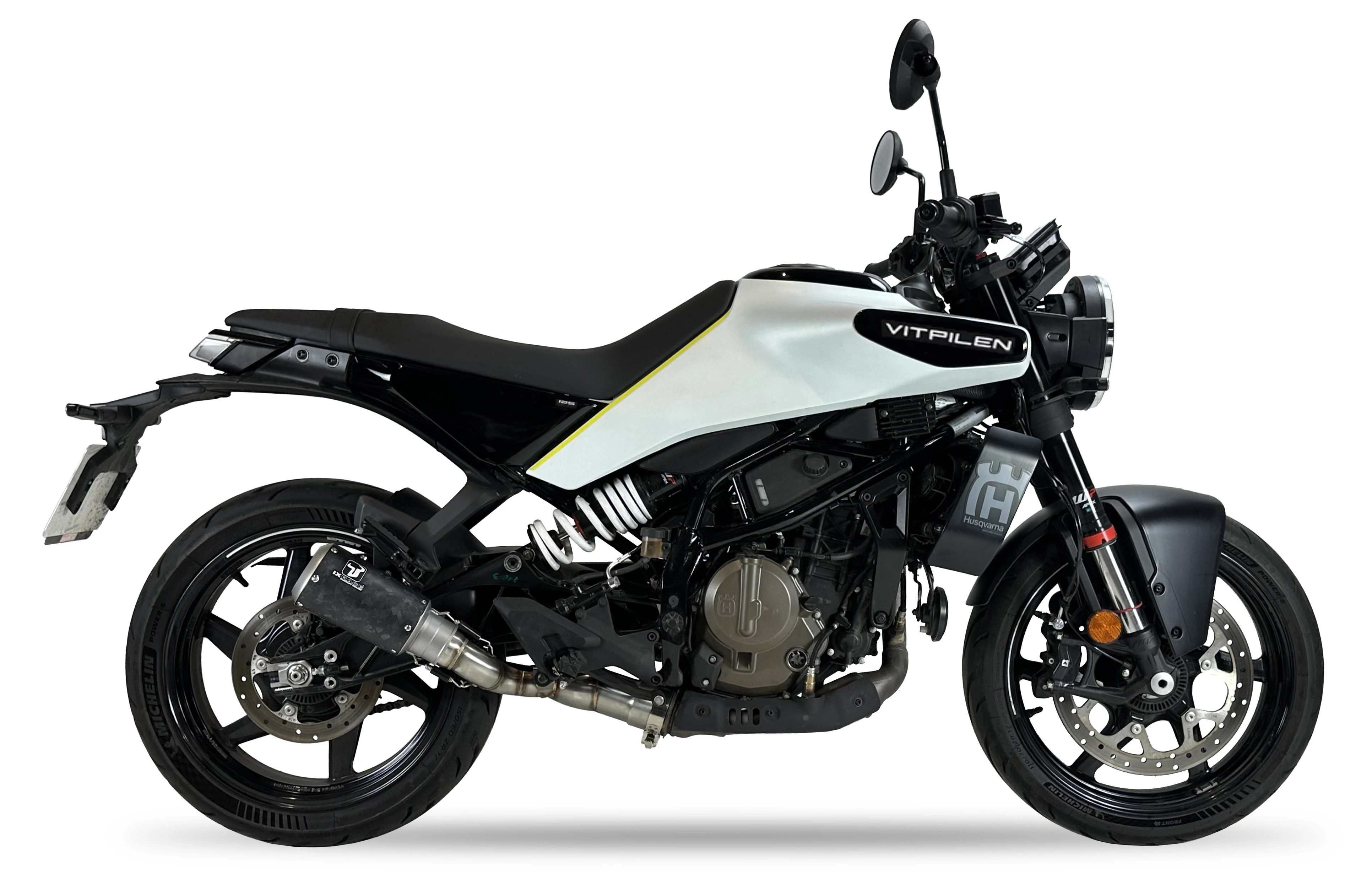 IXRACE Tłumik HUSQVARNA SVARTPILEN 125 24-25 (IS HQV) typ MK2C MK2 CARBON FORGED (Homologacja)
