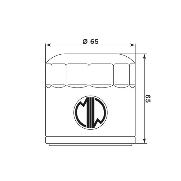 MIW Filtr Oleju MV21001