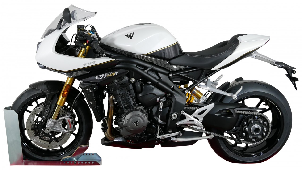 Szyba motocyklowa MRA TRIUMPH SPEED TRIPLE 1200 RR 2022-, forma R, bezbarwna