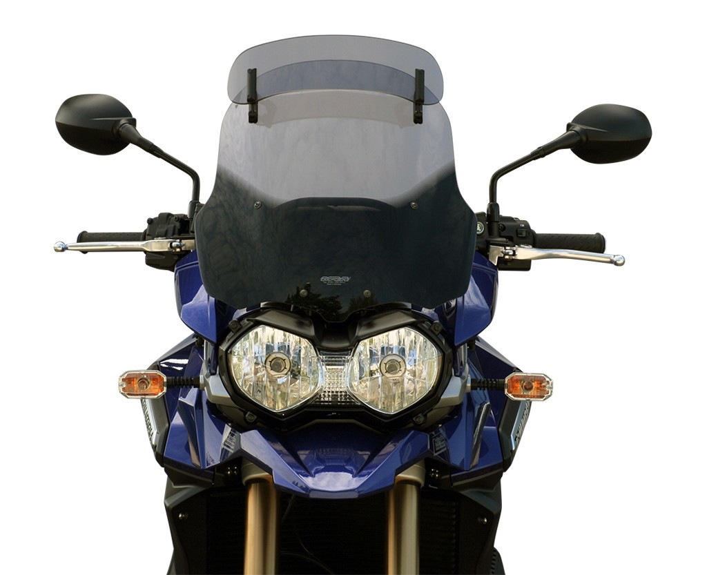 Szyba motocyklowa MRA TRIUMPH TIGER 1200 EXPLORER V13VG 2012-2015, forma VT, przyciemniana