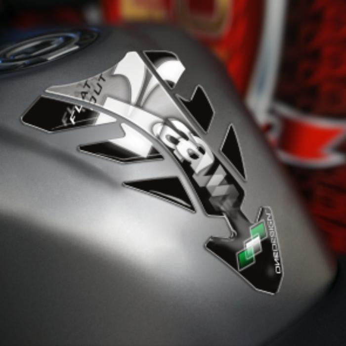 ONEDESIGN tankpad future with application tape Kawasaki szara