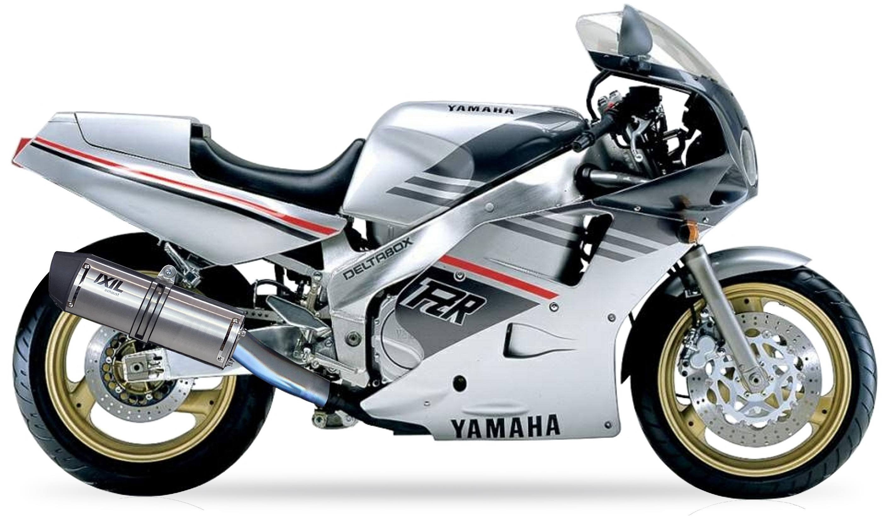 Tłumik IXIL YAMAHA FZR 1000 EXUP (3GMS) typ SOVE (waga: 3000g, długość: 423 mm., materiał: Inox AISI304, kolor: Black painted) S