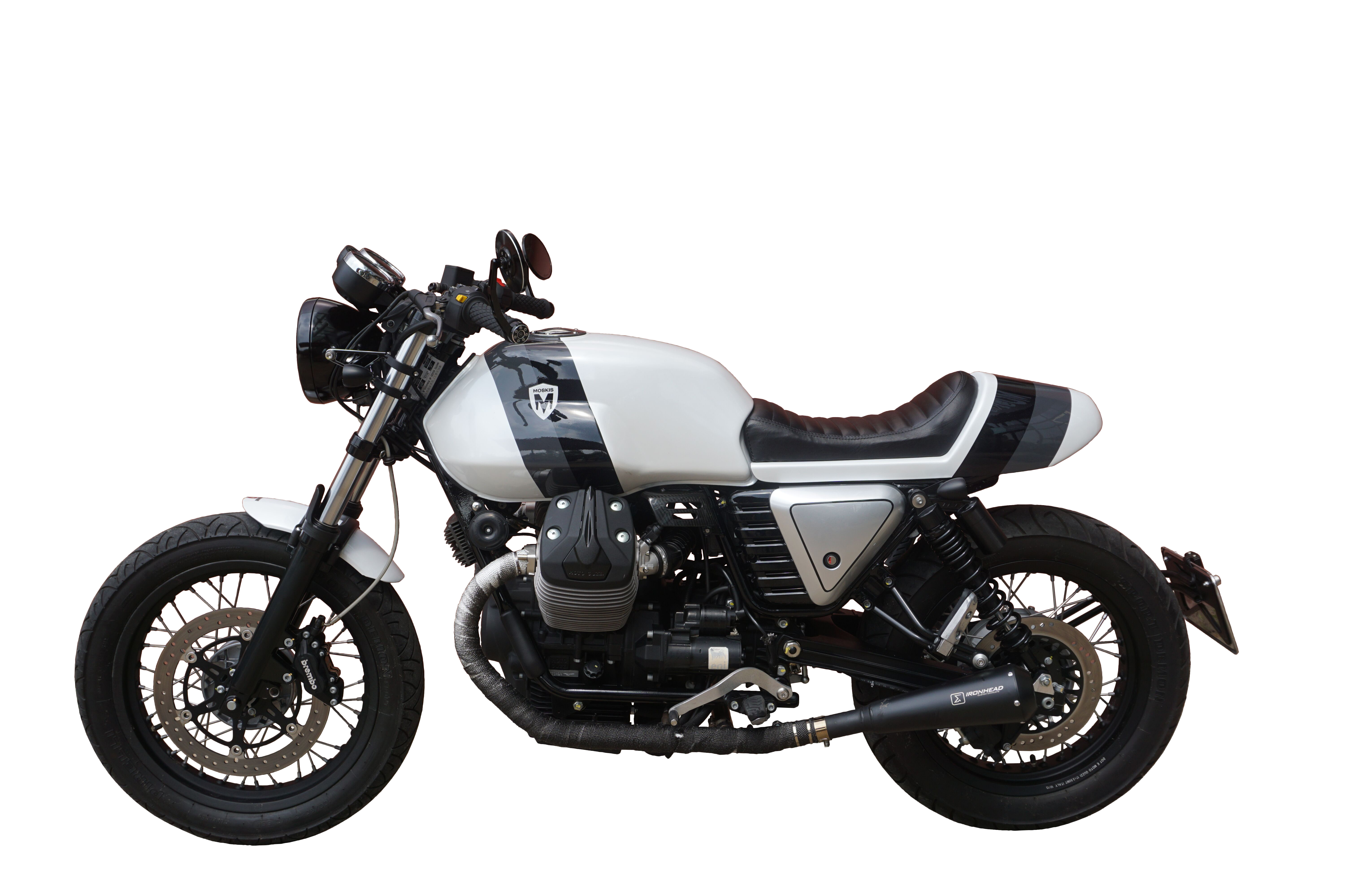 Tłumik lewy IXIL MOTO GUZZI V7 II typ OVC11SB