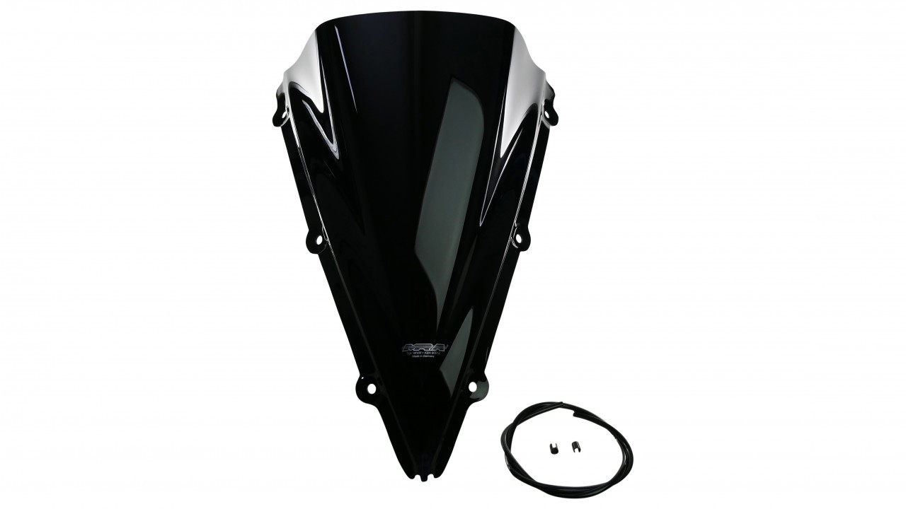 Szyba motocyklowa MRA YAMAHA YZF R 1 RN12 2004-2006, forma R, czarna