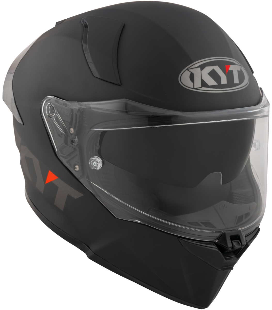 Kask Motocyklowy KYT R2R połysk matowy czarny ECE/ONU 22-06