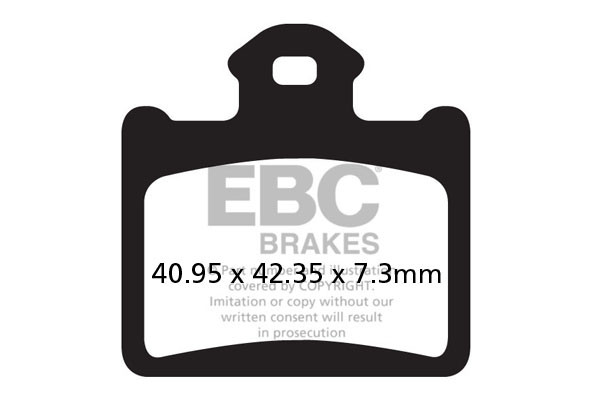 EBC Brakes Klocki hamulcowe EBC FA602R (kpl. na 1 tarcze) (odpowiednik PROX 37.289102)
