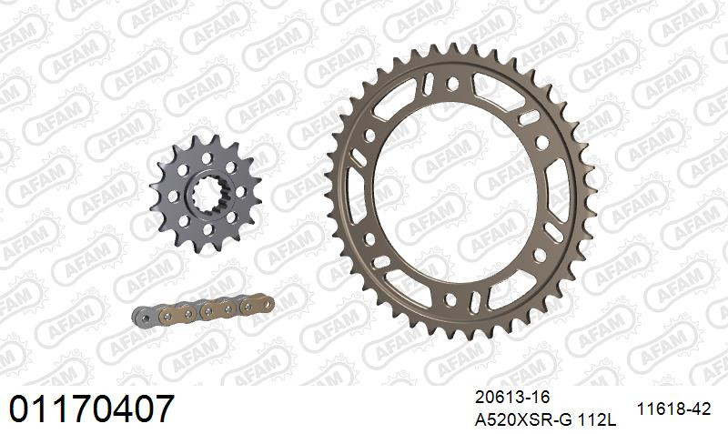 Zestaw napędowy AFAM do HONDA CBR 600 RR 3,4,5,6