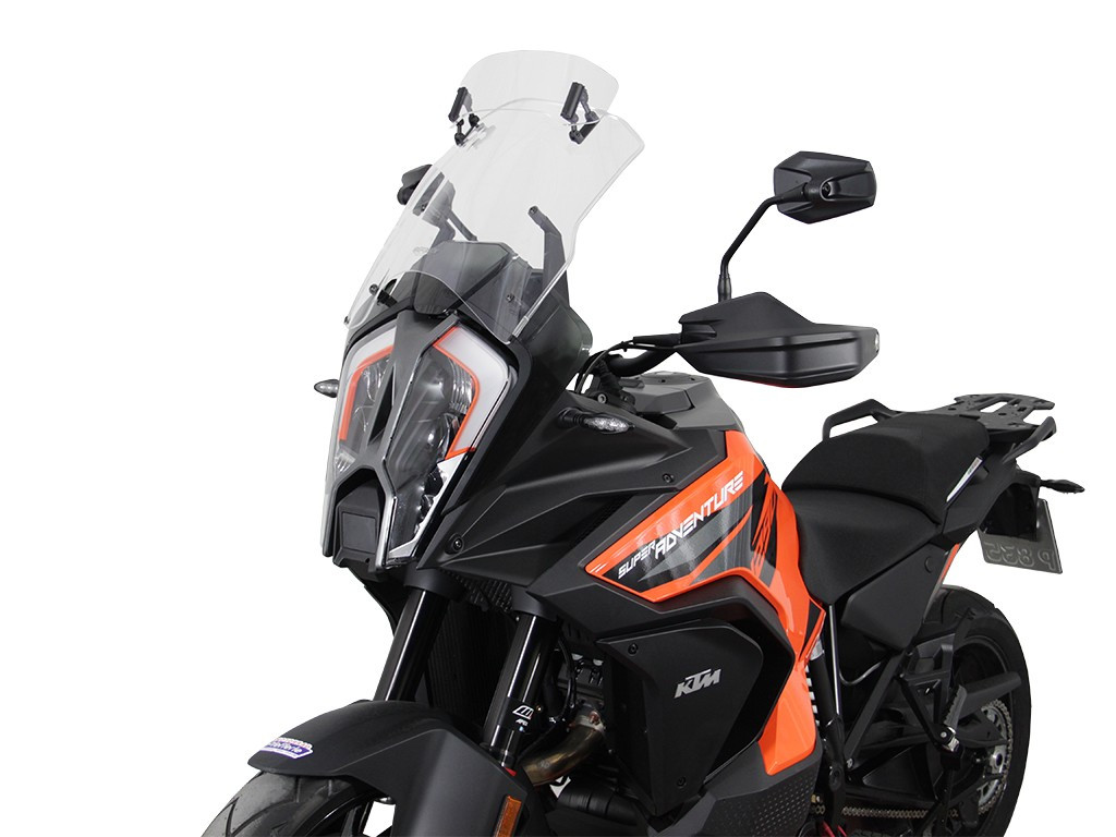 Szyba motocyklowa MRA KTM SUPERADVENTURE 1290 /S /R 2021-, forma VTM, bezbarwna