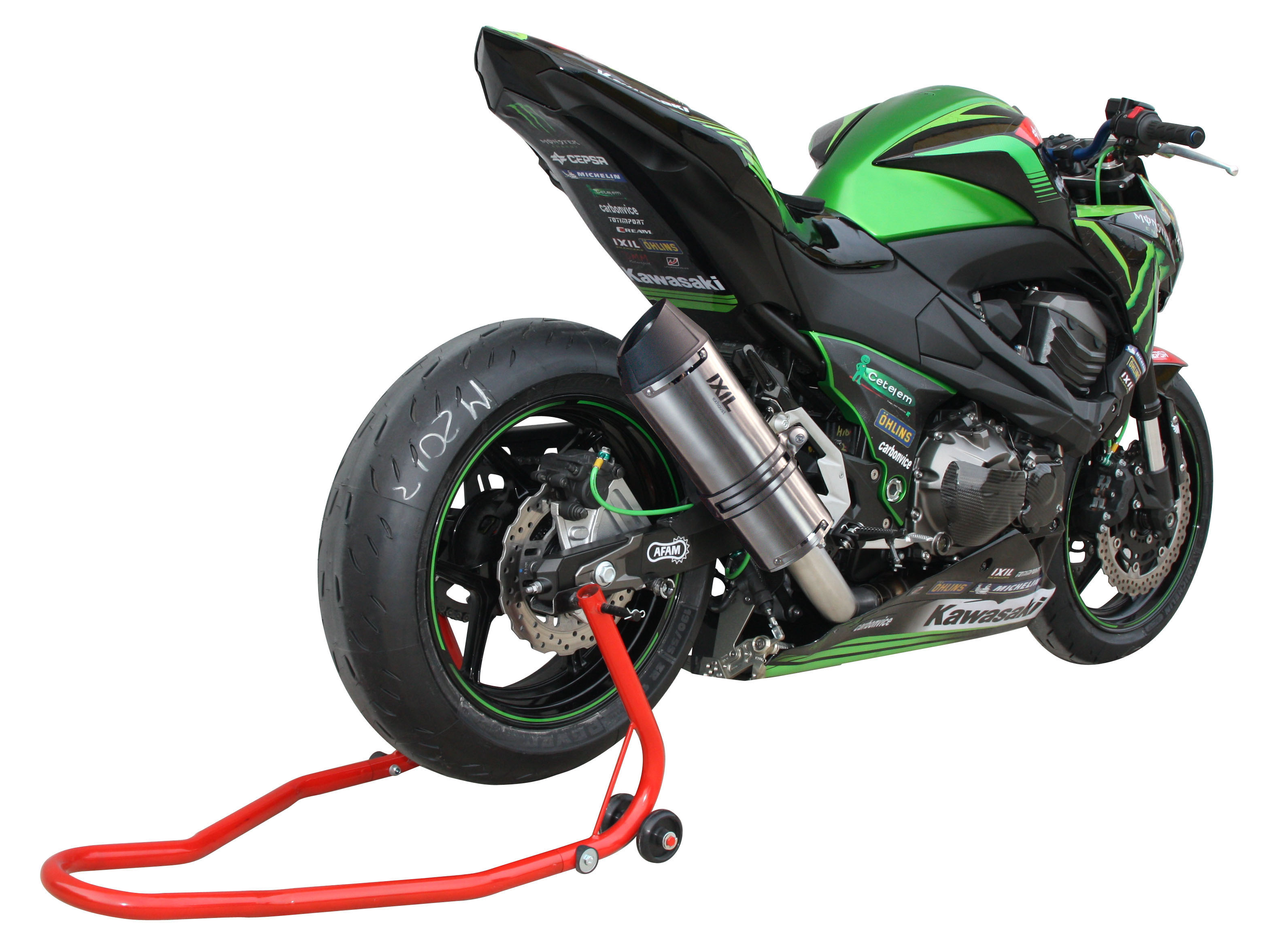 Tłumik IXIL KAWASAKI Z 800 13-16 (ZR800A ZR800B) typ SOVE (waga: 3000g, długość: 423 mm., materiał: Inox AISI304, kolor: Black p