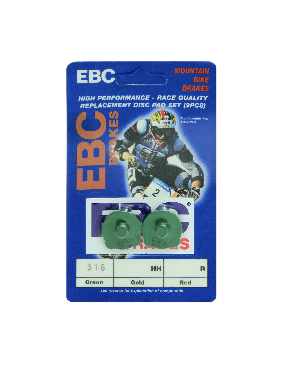 CFA316 - Klocki hamulcowe rowerowe (organiczne) EBC Brakes