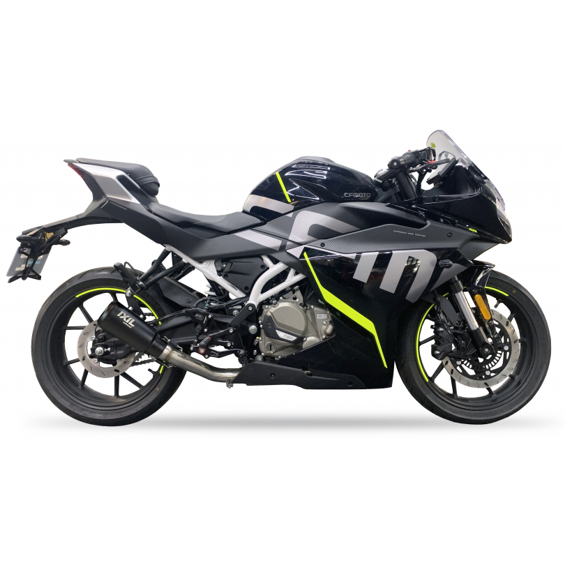 Tłumik IXIL CFMOTO 250 / 300 NK typ RB (waga: 900g, długość: 230 mm., materiał: Inox AISI304, kolor: Black painted) FULL SYSTEM