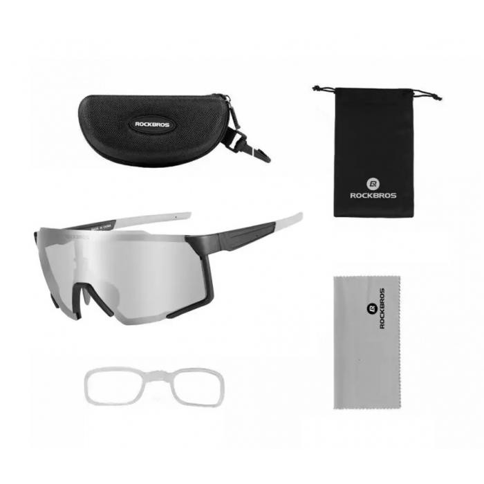 Okulary rowerowe / sportowe z polaryzacją ROCKBROS UV400 (SP22BK)