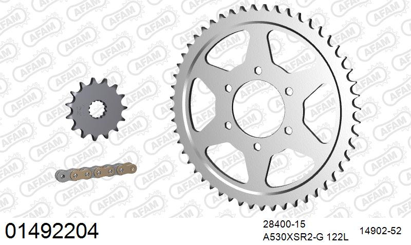 Zestaw napędowy AFAM do SUZUKI GSX 1100 F K,L,M,N,P,R