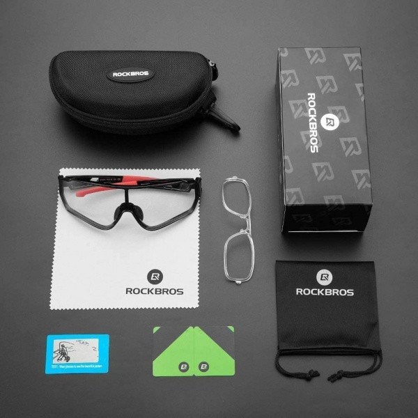 Okulary rowerowe / sportowe fotochrom ROCKBROS UV400 (10161)