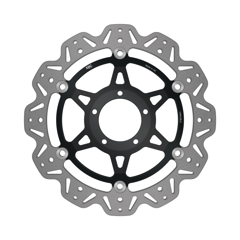 Tarcza hamulcowa motocyklowa EBC VR843BLK VEE, czarna