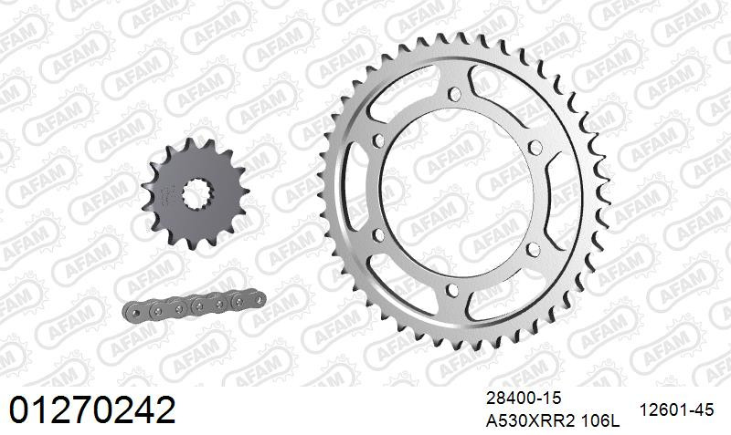 Zestaw napędowy AFAM do YAMAHA FZR 600 B,D,E