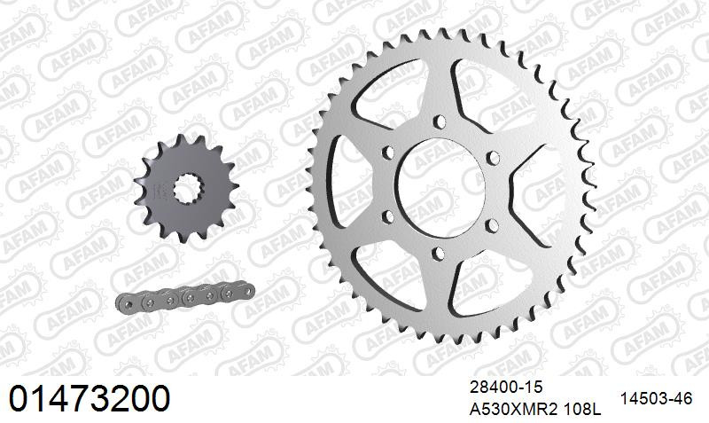 Zestaw napędowy AFAM do SUZUKI GS 650 G Katana X,Z,D
