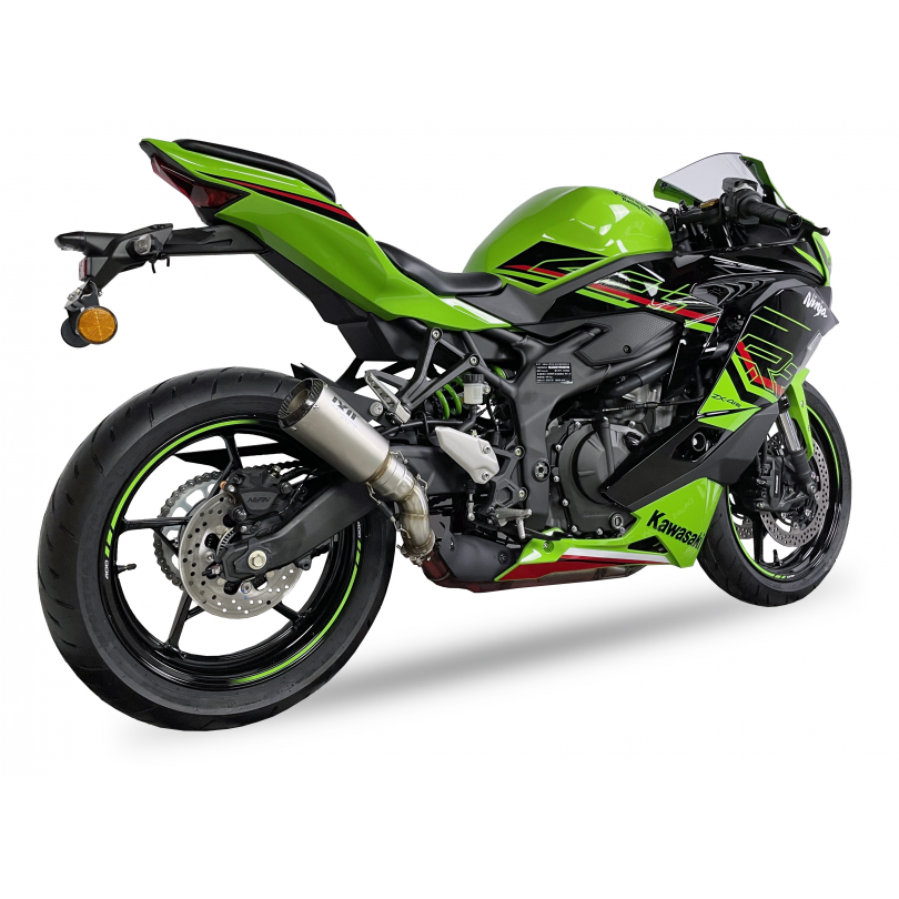 Tłumik IXIL KAWASAKI NINJA ZX-4 R / RR 2023 (ZX400P) typ RC (waga: 900g, długość: 230 mm., materiał: Inox AISI304, kolor: Black