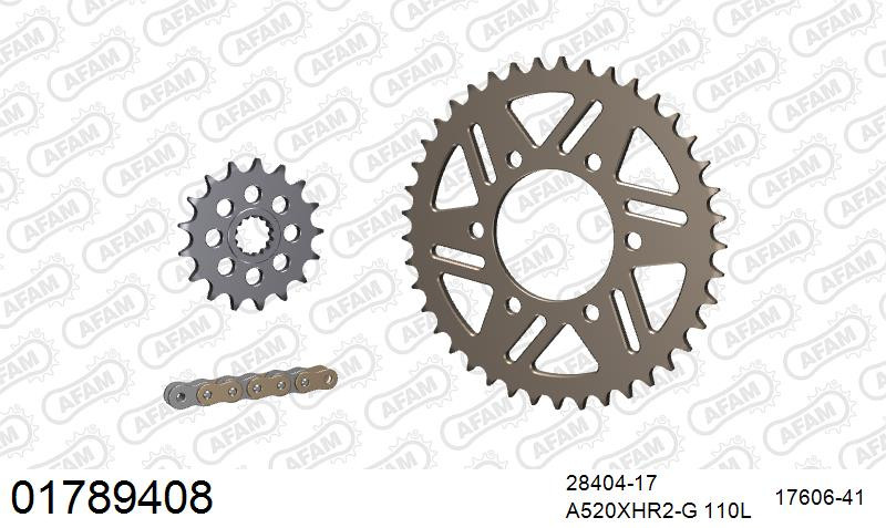 Zestaw napędowy AFAM do KAWASAKI Ninja ZX 10 R 8,9,A