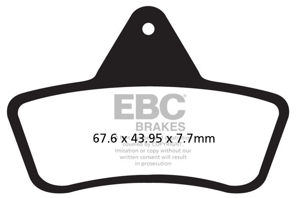 EBC Brakes Klocki hamulcowe EBC FA271R (kpl. na 1 tarcze)