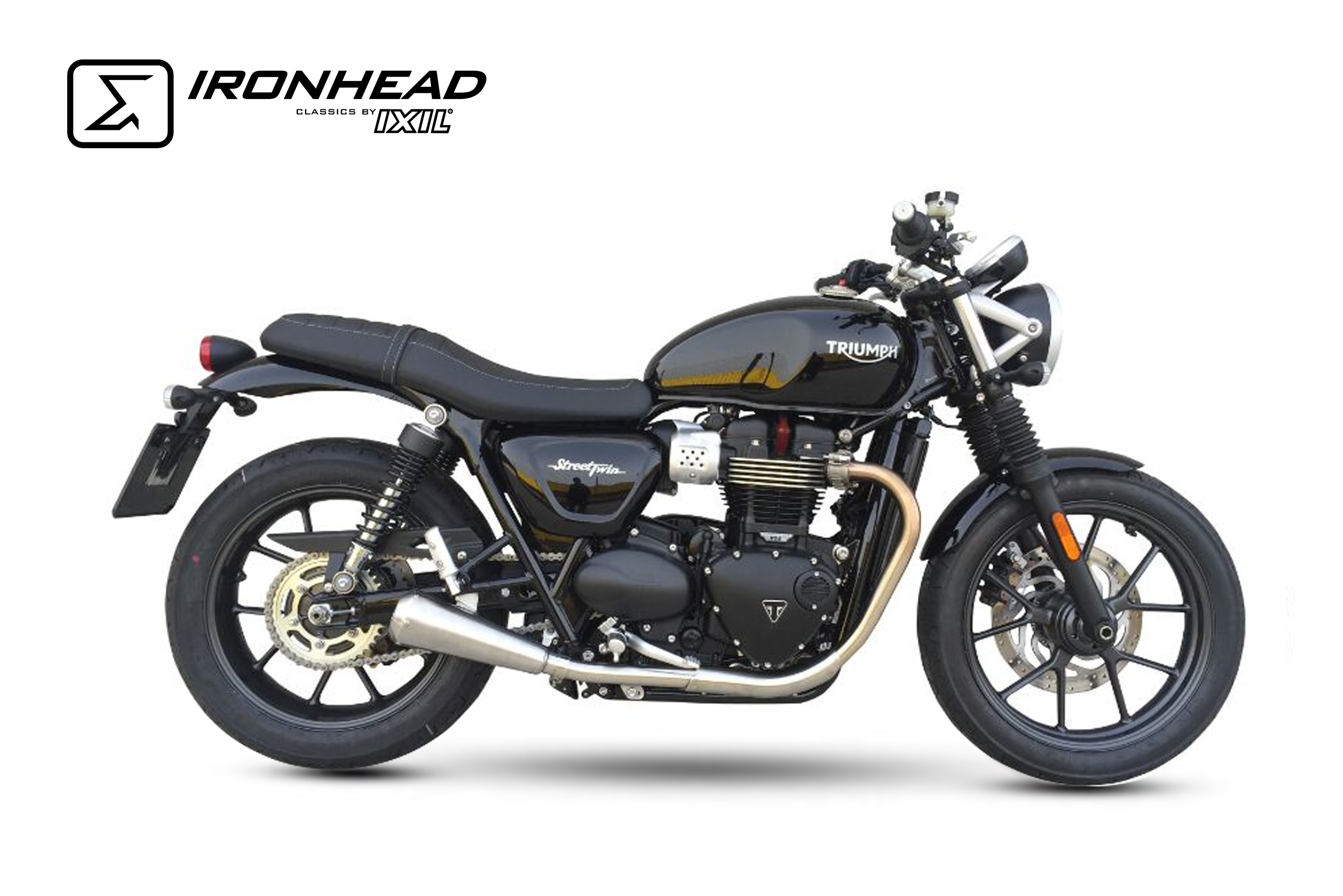 Tłumik lewy IXIL TRIUMPH STREET CUP (DZ01) typ OVC11SS (waga: 2100g, długość: 270 mm., materiał: Inox AISI304)