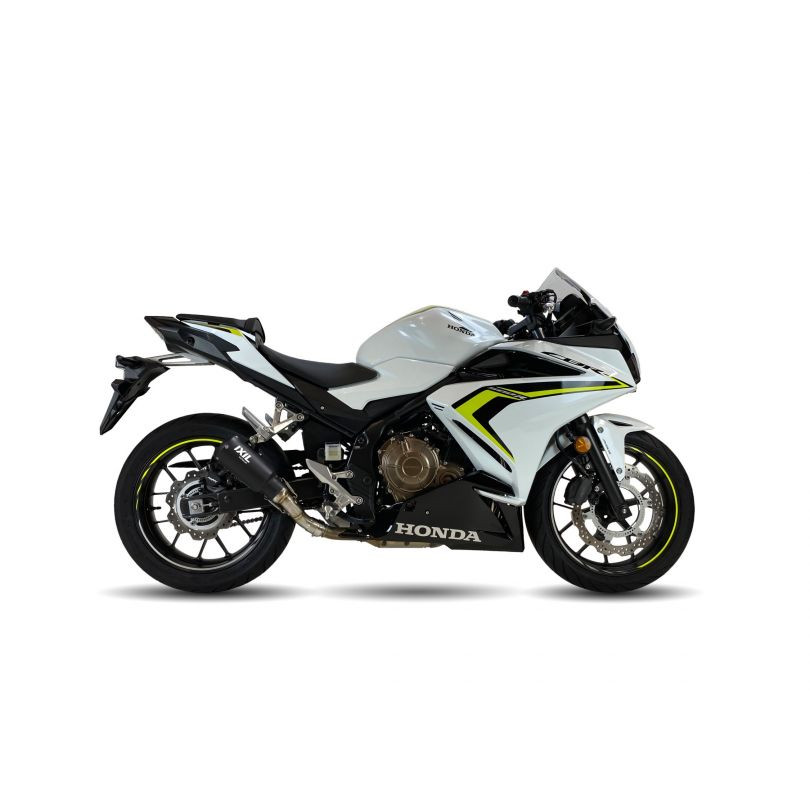Tłumik IXIL HONDA CB 500 X 13-16 (PC46) typ RB (waga: 900g, długość: 230 mm., materiał: Inox AISI304, kolor: Black painted) SLIP