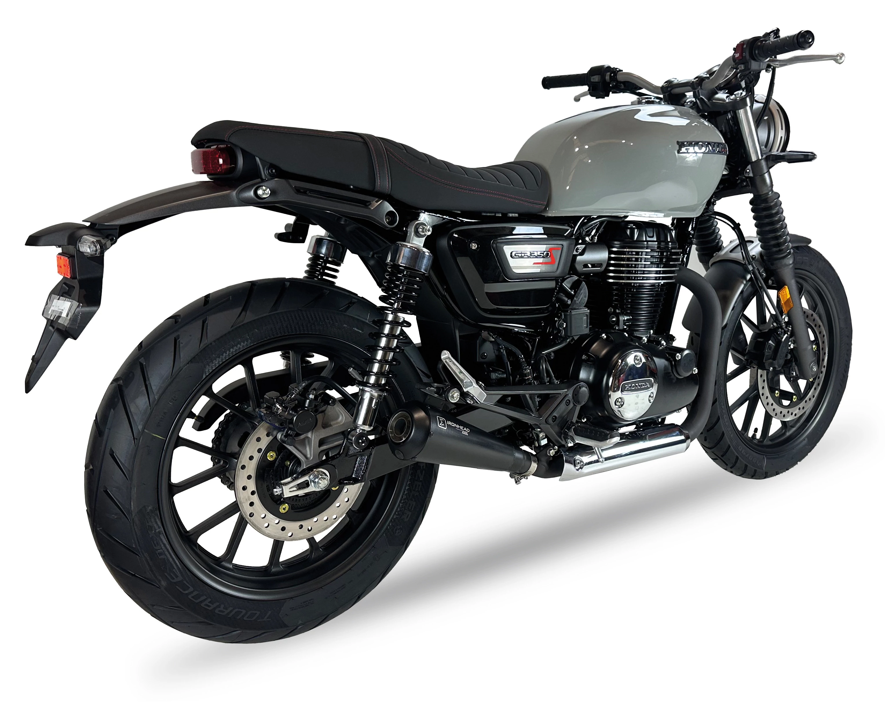 IXIL Tłumik HONDA GB 350 S 2025 (NC59) typ OVC11SB SLIP ON - IRONHEAD CONICAL BLACK INOX