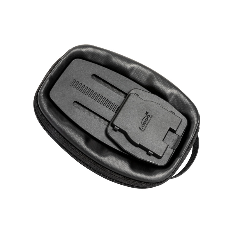LOBOO Tank Bag Easy 4,5-6,5L, z funkcją szybkiego demontażu z kotwy magnetycznej Easy, regulacja montażu 110mm, czarny/szary